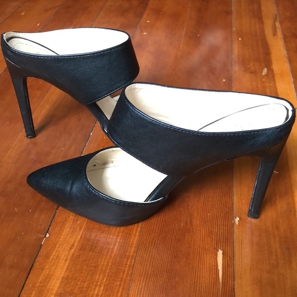 ANNE MICHELLE BLACK HEELS SIZE US 8.5 - Picture 4 of 11